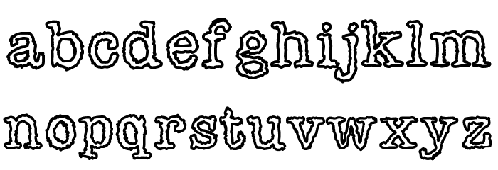 Shiverforyou Font LOWERCASE