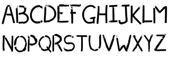 Shivers Regular Font Litere mari