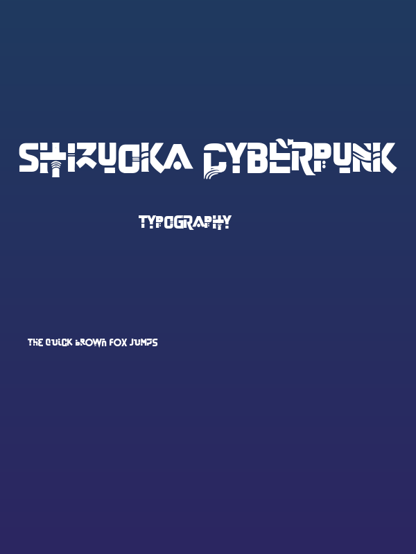 Shizuoka Cyberpunk Poster