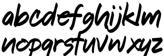 Sh?ken Font LOWERCASE