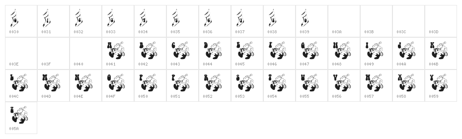 Shleppin' Santa Character Map