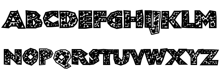 ShlockoBlockoDroppoCaps Font LOWERCASE