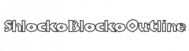 ShlockoBlockoOutline  Descarca Fonturi Gratis