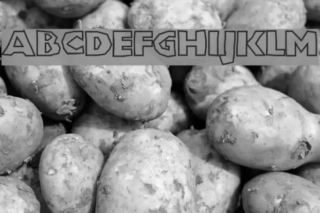 ShlockoBlockoOutline Font examples