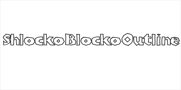 ShlockoBlockoOutline Logo