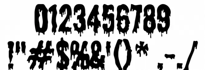 Shlop-Regular Font OTHER CHARS