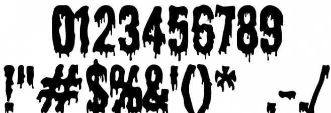 Shlop Font OTHER CHARS