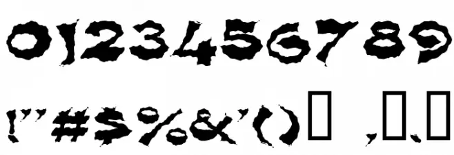 ShlopHappy Font OTHER CHARS