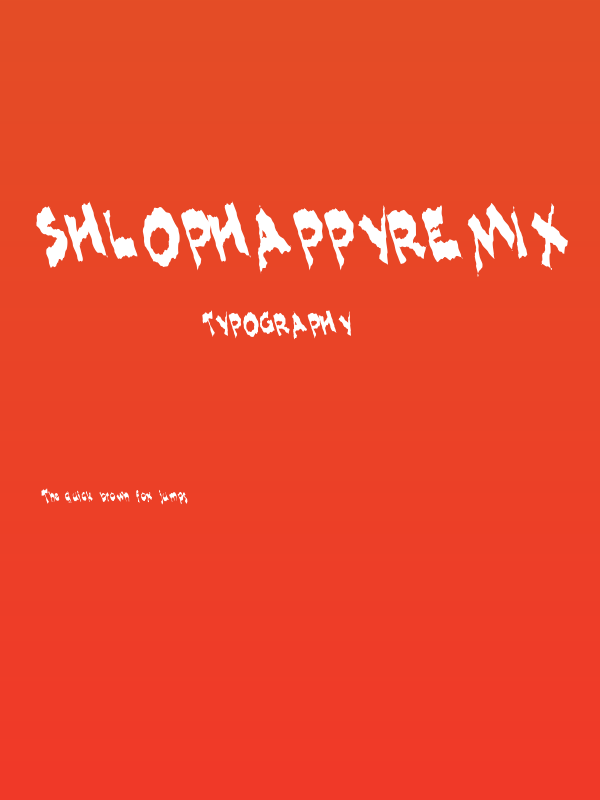 ShlopHappyReMix Poster