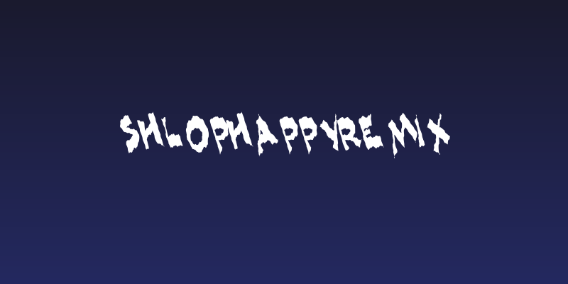 ShlopHappyReMix Social Header