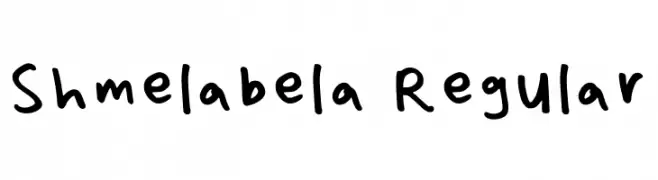 Shmelabela Regular フォント