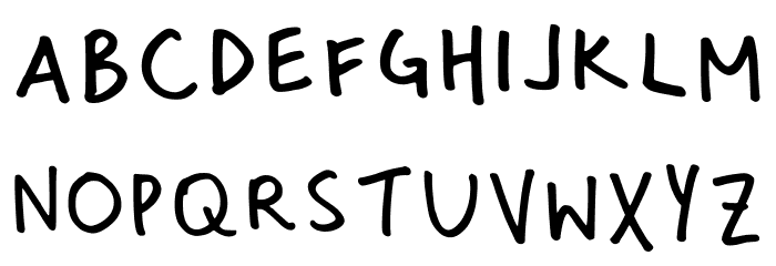Shmelabela Regular Font Litere mari