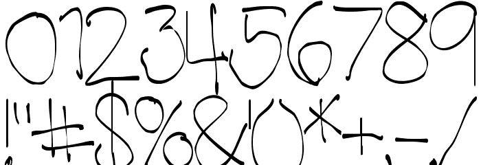 Shmess Light Font OTHER CHARS