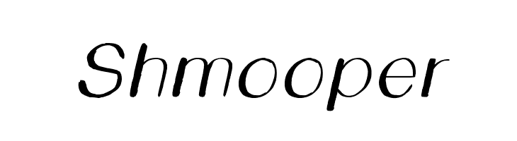 Shmooper  免费字体下载
