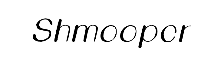 Shmooper Font