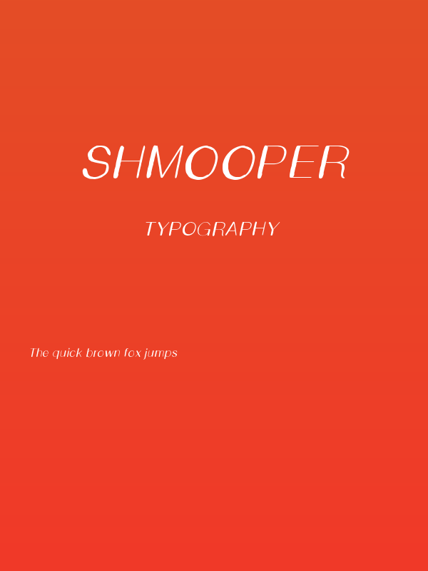 Shmooper Poster