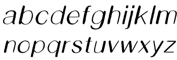 Shmooper Font LOWERCASE