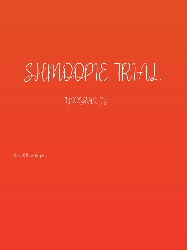 Shmoopie Trial Poster