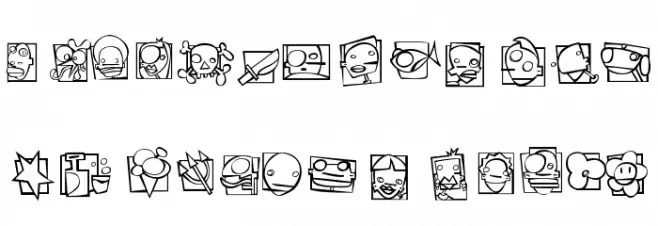 ShnPC Font Litere mari