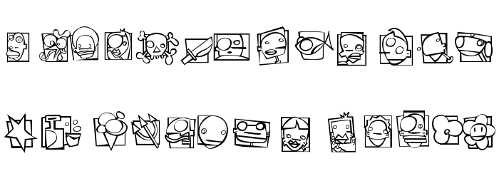 ShnPC Font LOWERCASE