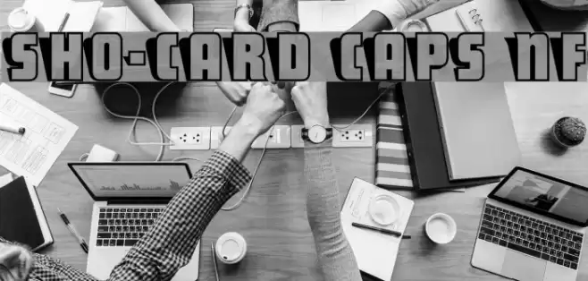 Sho-Card Caps NF Font examples