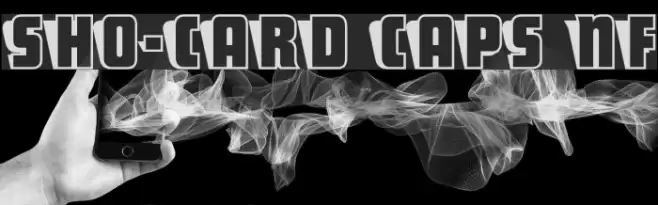 Sho-Card Caps NF Font examples