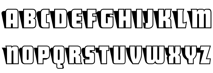 Sho-Card Caps NF Font LOWERCASE