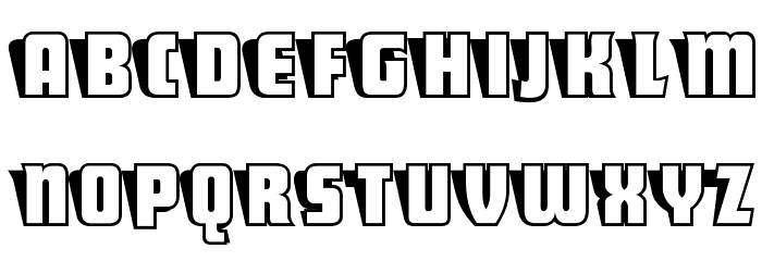 Sho-CardCapsNF Font LOWERCASE