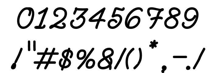 ShoB Bold Font OTHER CHARS