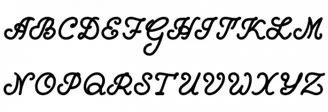 ShoB Bold Schriftart Groß