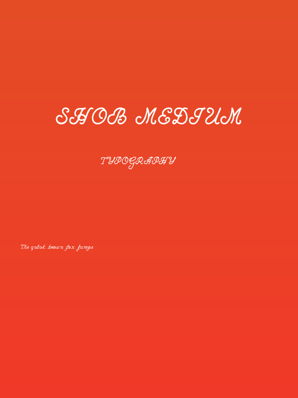 ShoB Medium Poster