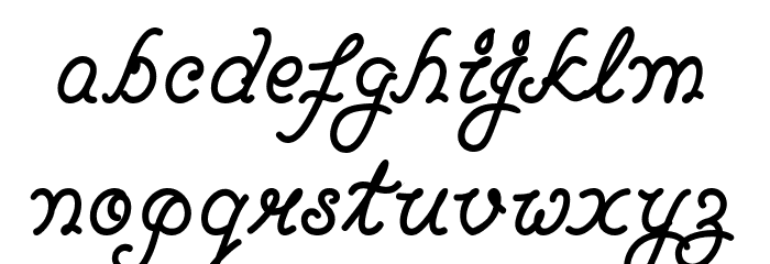 ShoB Medium Font LOWERCASE