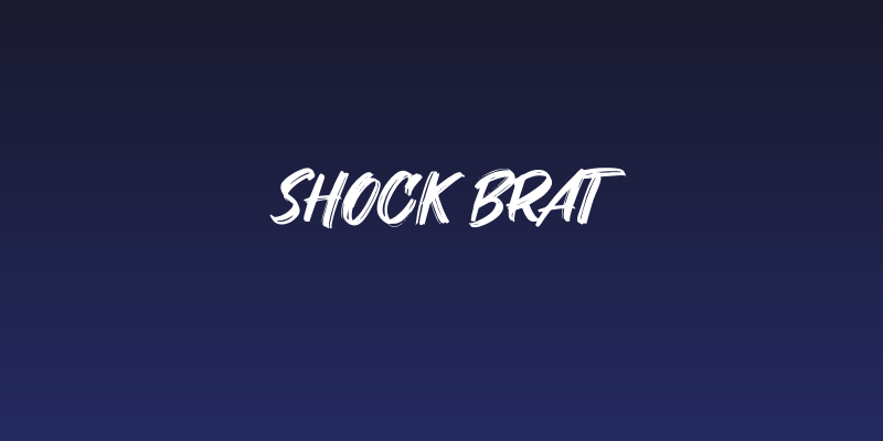 Shock Brat Social Header