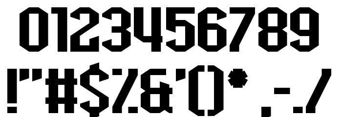 Shock Mint Fund Font OTHER CHARS