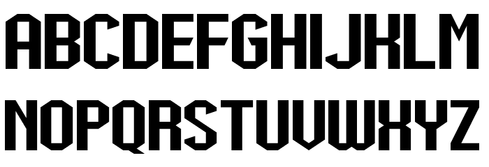 Shock Mint Fund Font LOWERCASE