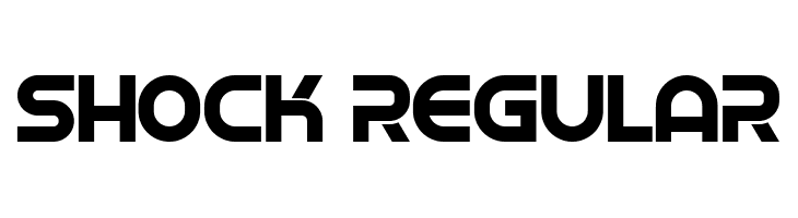 Shock Regular  Descarca Fonturi Gratis