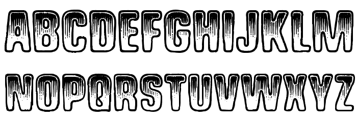 Shock Shimmy Font LOWERCASE