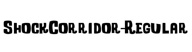 ShockCorridor-Regular  Frei Schriftart Herunterladen