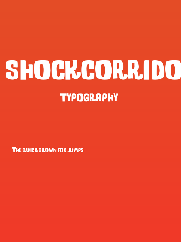 ShockCorridor-Regular Poster