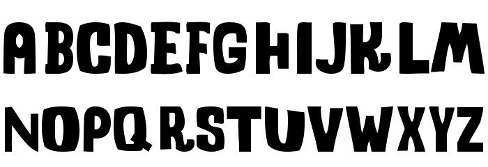 ShockCorridor-Regular Font LOWERCASE