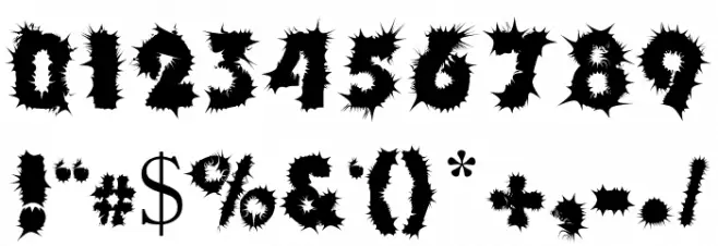 ShockFloyd Font OTHER CHARS