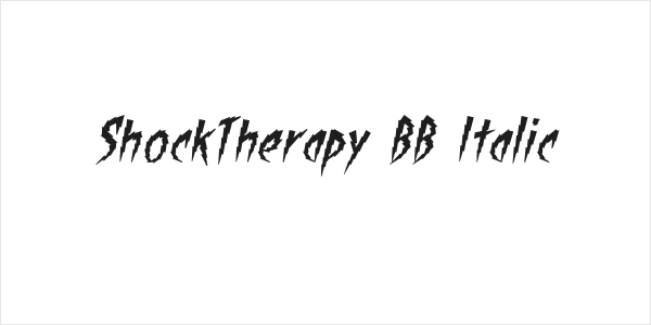 ShockTherapy BB Italic Logo