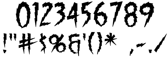 ShockTherapy BB Font OTHER CHARS