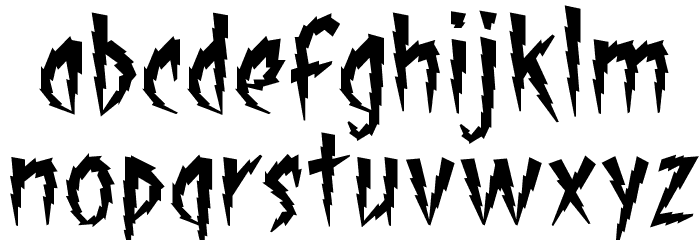 ShockTherapy BB Font LOWERCASE
