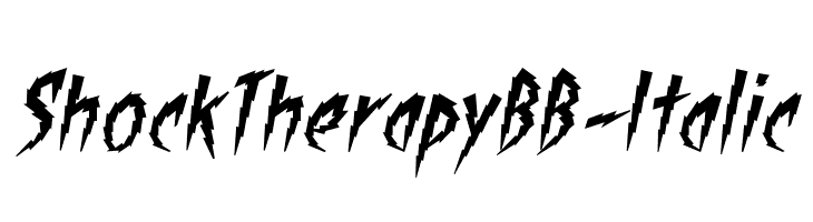ShockTherapyBB-Italic Font