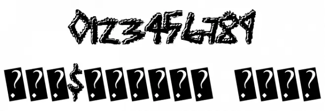 ShockTreatment Font OTHER CHARS