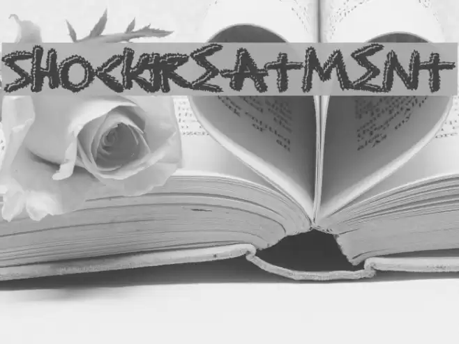ShockTreatment Font examples