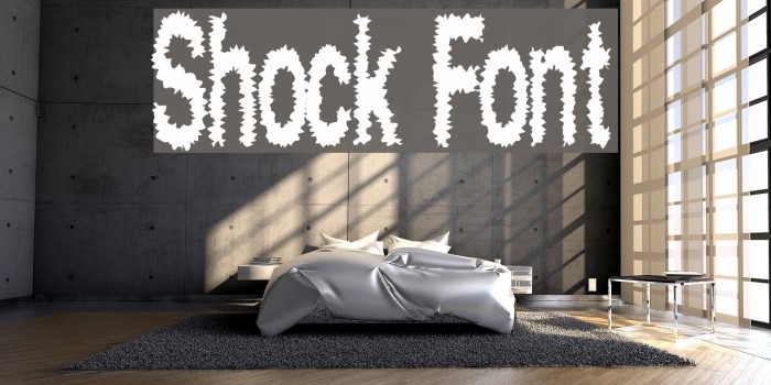 Shock フォント examples