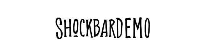 ShockbarDEMO  font caratteri gratis