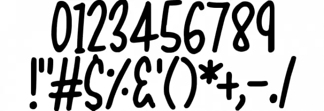 Shockers Font OTHER CHARS